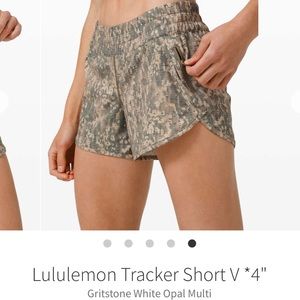 Lululemon Tracker Short V * 4”